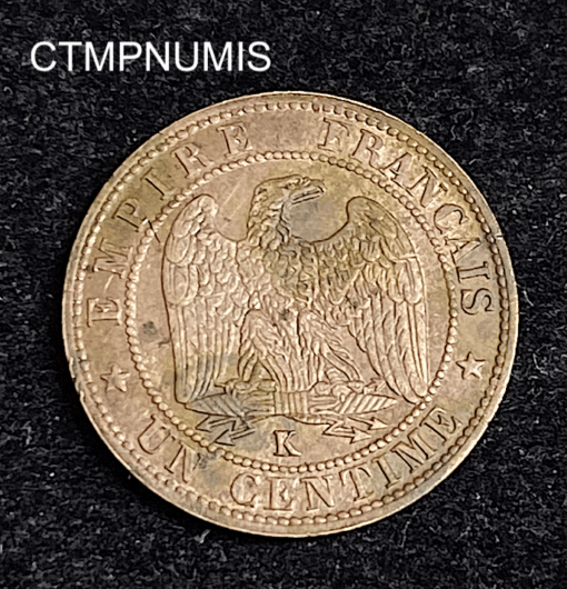 ,MONNAIE,1,CENTIME,NAPOLEON,III,1856,K,BORDEAUX,