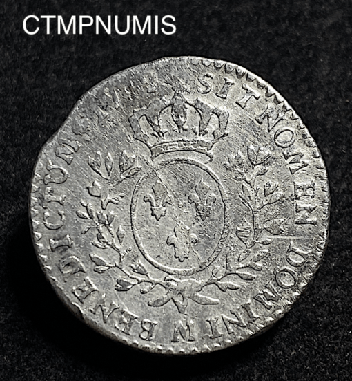 ,MONNAIE,LOUIS,XV,1/10,ECU,BANDEAU,1749,M,TOULOUSE,