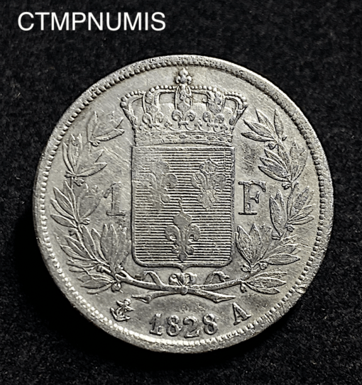 ,MONNAIE,1,FRANC,ARGENT,CHARLES,X,1828,