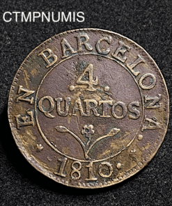 ,MONNAIE,ESPAGNE,4,CUARTOS,1810,BARCELONE,
