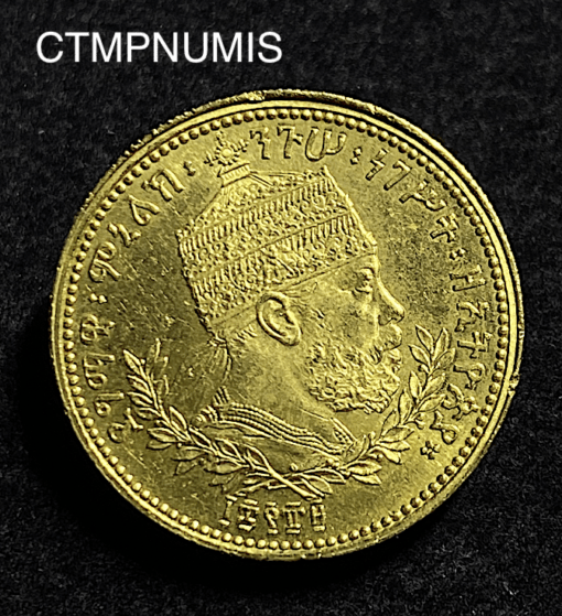 ,MONNAIE,ETHIOPIE,1,WERK,OR,1897,