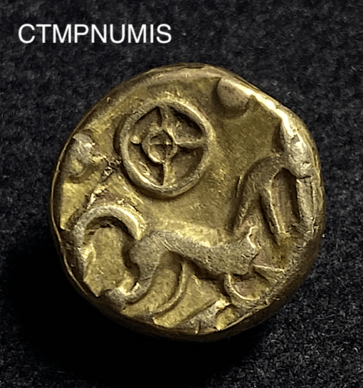 ,MONNAIE,GAULOISE,STATERE,OR,TREVIRES,CHEVAL,