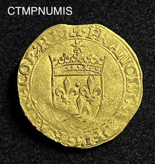 ,MONNAIE,ROYALE,ECU,OR,AU,SOLEIL,FRANCOIS,I°,