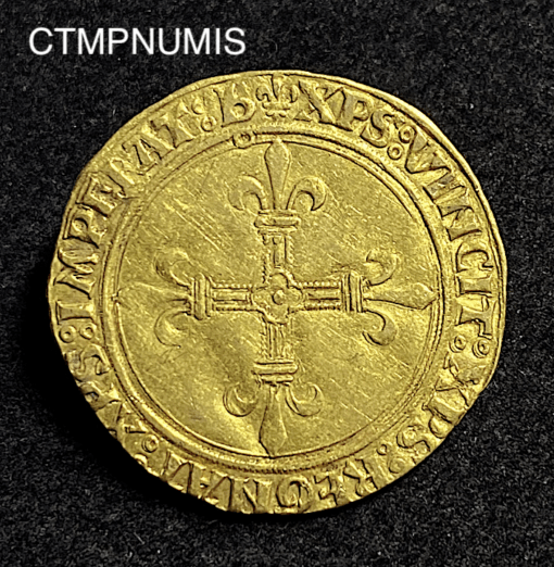 ,MONNAIE,ROYALE,ECU,OR,LOUIS,XII,BOURGES,