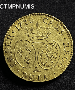 ,MONNAIE,ROYALE,LOUIS,XV,LOUIS,OR,1728,