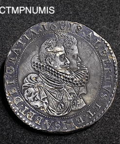 ,MONNAIE,BELGIQUE,DUCATON,ARGENT,ALBERT,1618,ANVERS,