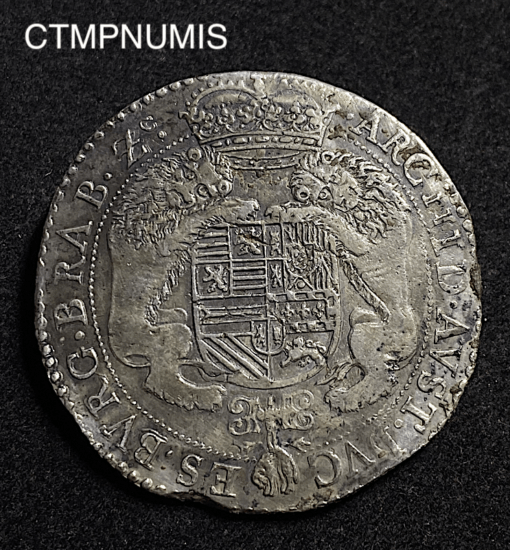 ,MONNAIE,BELGIQUE,DUCATON,ARGENT,ALBERT,1618,ANVERS,