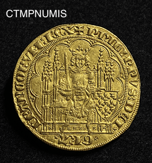 ,MONNAIE,ROYALE,ECU,OR,CHAISE,PHILIPPE,VI,