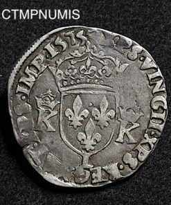 ,MONNAIE,ROYALE,TESTON,CHARLES,IX,1575,L,BAYONNE,