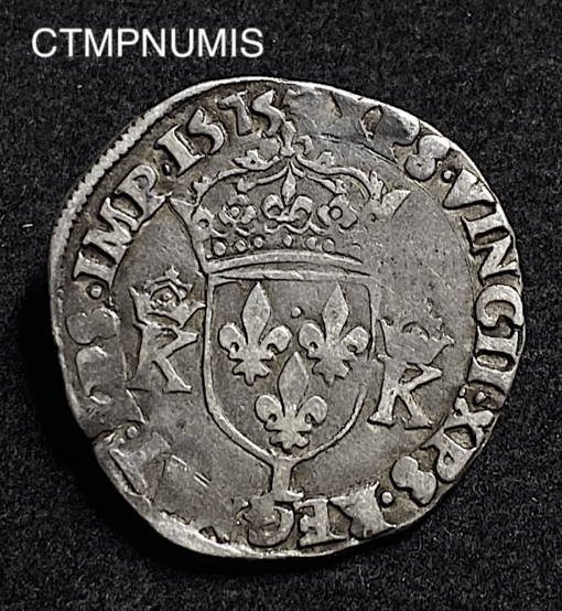 ,MONNAIE,ROYALE,TESTON,CHARLES,IX,1575,L,BAYONNE,