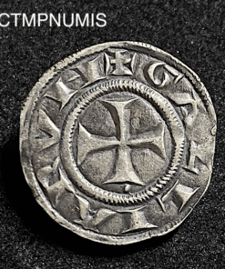 ,MONNAIE,FEODALE,DENIER,ARGENT,LYON,ARCHEVECHE,