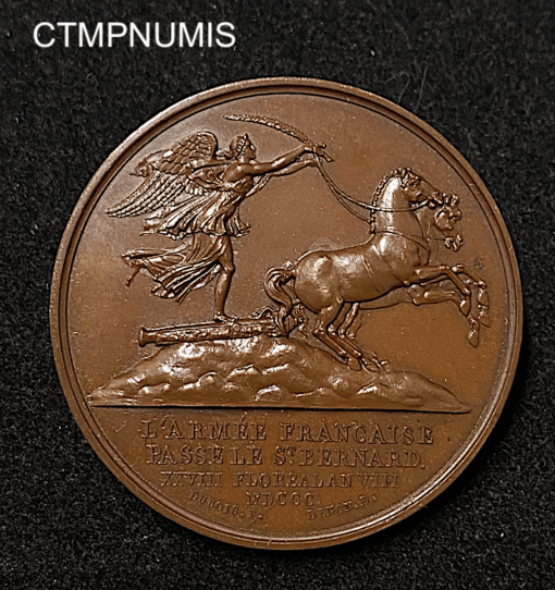 ,MEDAILLE,NAPOLEON,I,SAINT,BERNARD,MARENGO,1800,