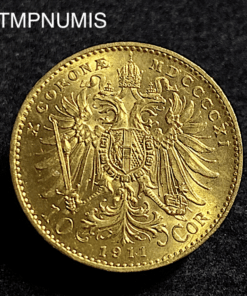 ,MONNAIE,AUTRICHE,10,CORONA,OR,1911,