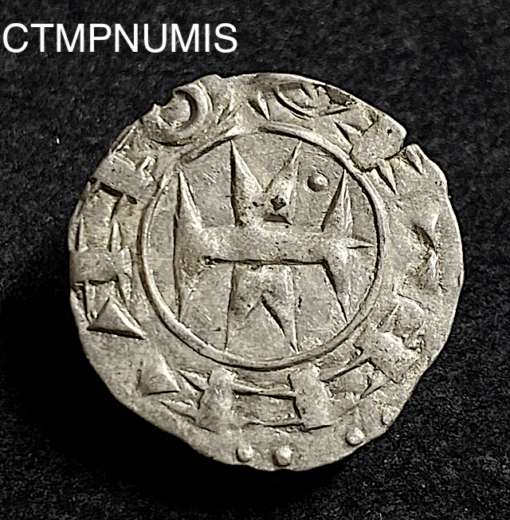 ,MONNAIE,FEODALE,LANGUEDOC,DENIER,ARGENT,MELGUEIL,
