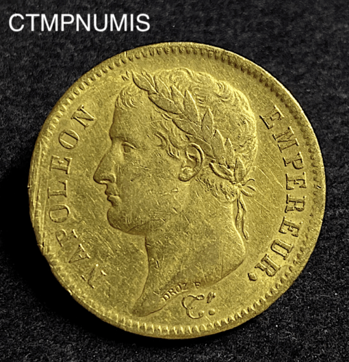 ,MONNAIE,EMPIRE,40,FRANCS,OR,NAPOLEON,1811,
