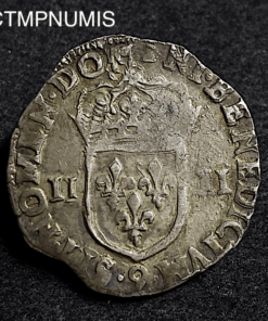 ,MONNAIE,ROYALE,HENRI,IV,1/4,ECU,ARGENT,1606,9,RENNES,