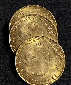 ,MONNAIE,10,FRANCS,OR,COQ,1912,