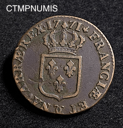 ,MONNAIE,ROYALE,LOUIS,XV,1771,BESANCON,