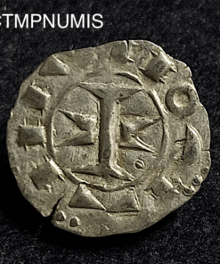 ,MONNAIE,FEODALE,LANGUEDOC,OBOLE,ARGENT,MELGUEIL,