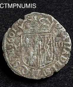 ,MONNAIE,HENRI,IV,ROYALE,1/8,ECU,FRANCE,NAVARRE,1601,