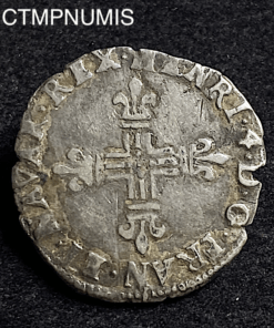 ,MONNAIE,HENRI,IV,ROYALE,1/8,ECU,FRANCE,NAVARRE,1601,