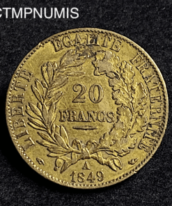 ,MONNAIE,20,FRANCS,OR,CERES,1849,