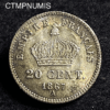 ,MONNAIE,20,CENTIMES,ARGENT,NAPOLEON,1867,