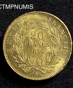 ,MONNAIE,20,FRANCS,OR,NAPOLEON,1856,SPL,