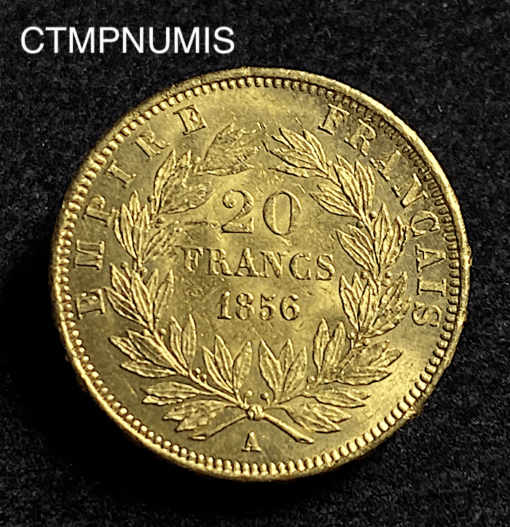 ,MONNAIE,20,FRANCS,OR,NAPOLEON,1856,SPL,
