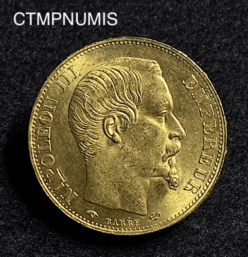 ,MONNAIE,20,FRANCS,OR,NAPOLEON,1856,SPL,