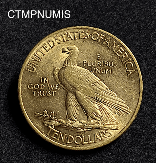 ,MONNAIE,ETATS,UNIS,10,DOLLAR,OR,INDIEN,1908,