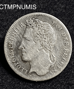 ,MONNAIE,BELGIQUE,1/4,FRANC,ARGENT,1834,