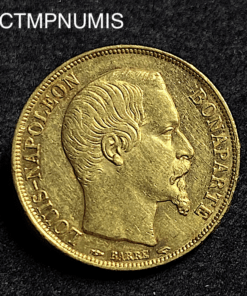 ,MONNAIE,20,FRANCS,OR,NAPOLEON,1852,SUP,