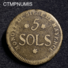 ,MONNAIE,REVOLUTION,5,SOLS,SIEGE,DE,MAYENCE,1793,