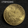 ,MONNAIE,10,FRANCS,OR,COQ,1910,