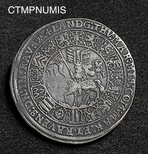 ,MONNAIE,ALLEMAGNE,SAXE,1,THALER,1613,