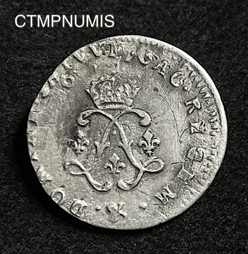 ,MONNAIE,LOUIS,XIV,4,SOLS,2,L,1692,AIX,