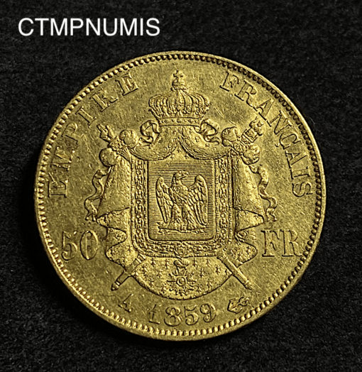 ,MONNAIE,50,FRANCS,OR,NAPOLEON,1859,