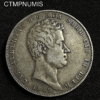 ,MONNAIE,ITALIE,5,LIRE,ARGENT,CHARLES,1849,GENES,