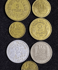 ,LOT,MONNAIE,FRANCAISE,5,EXEMPLAIRES,RARE,
