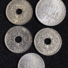 ,LOT,MONNAIE,FRANCAISE,ARGENT,5,EXEMPLAIRES,RARE,
