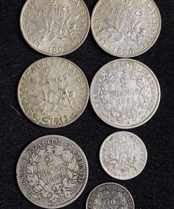,MONNAIE,FRANCAISE,LOT,ARGENT,RARE,