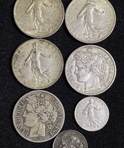 ,MONNAIE,FRANCAISE,LOT,ARGENT,RARE,