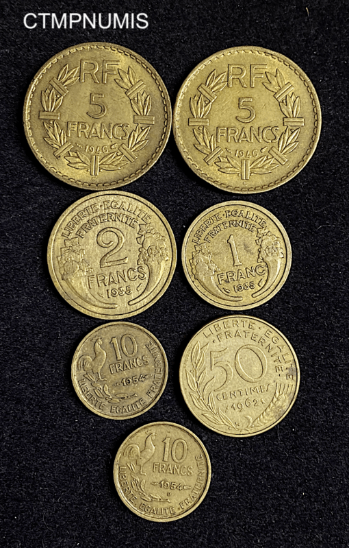 ,LOT,MONNAIES,FRANCAISE,RARE,