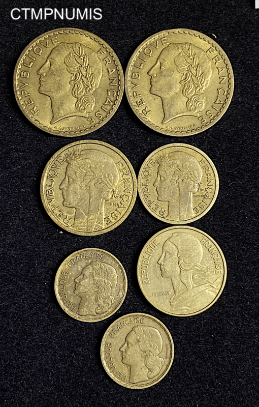 ,LOT,MONNAIES,FRANCAISE,RARE,