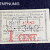 ,BILLET,CHINE,1,CENT,TRAMWAYS,SHANGHAI,1942,