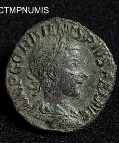 ,MONNAIE,GORDIEN,III,SESTERCE,ROME,VIRTUS,SOLDAT,