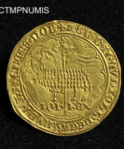 ,MONNAIE,ROYALE,JEAN,II,LE,BON,MOUTON,OR,