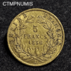 ,MONNAIE,5,FRANCS,OR,NAPOLEON,1856,