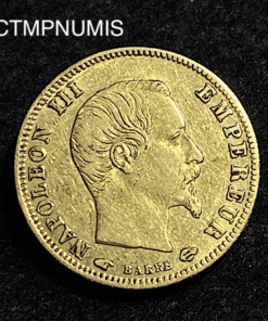 ,MONNAIE,5,FRANCS,OR,NAPOLEON,1856,